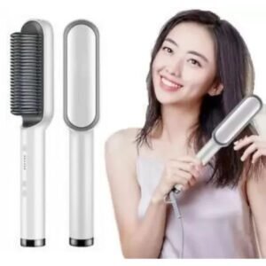 Hair Styler Brush | 5 Temp Settings Hair Straightener
