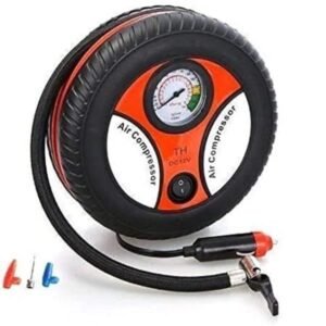 Air Compressor Pump Portable Electric Mini DC 12V for Car and Bike Tire Inflator