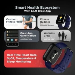 BOAT TAGG Engage Crystal Clone Bluetooth Smart Watch