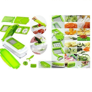 Slicer Fruit Vegetable Chopper 12 Pieces Set 12 in 1