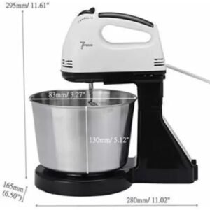7-Speed Electric Food Mixer 2 in 1 Hand Mixer