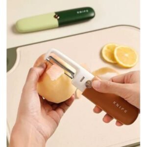 Peeler and Fruit Knife,Portable Dual Head 2 in 1