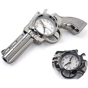 Alarm Clock for Desk, Table, Home Ornaments Pistol Shape