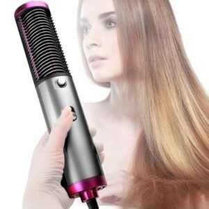Hair Dryer & Straightener,Comb Hot Air Brush 3 In 1 Multi-Functional