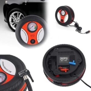 Air Compressor Pump Portable Electric Mini DC 12V for Car and Bike Tire Inflator