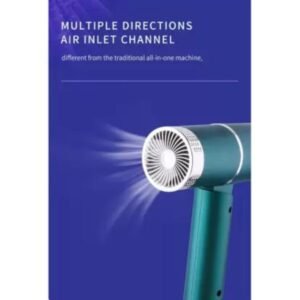 KMI Professional Hair Dryer Foldable with 2 Heat/2 Speed