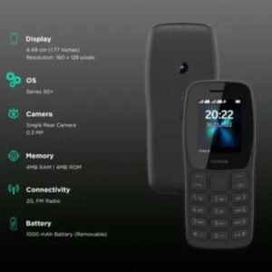 Nokia 110 Dual Sim Refurbished Keypad Mobile Phone