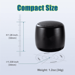 Portable Bluetooth Mini Speaker with HD Sound & Bass