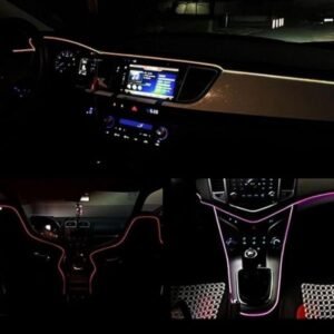 Car Interior Light EL Wire Neon Light, Dance Party Decor Light