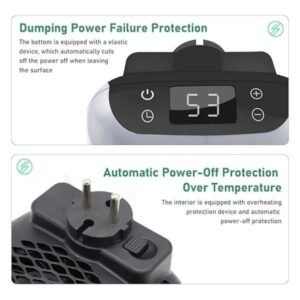Handy Heater Turbo 800 Wall Outlet Small Space Heater