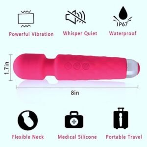 Waterproof Rechargeable Body Massager for Women