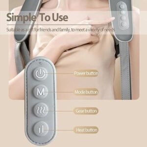 Neck and Back Massager with Heat for full Body Pain Relief