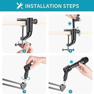 Professional Recording Microphone Stand Scissor Arm