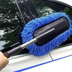 Car Duster Removable Telescopic Wax Drag Nano Fiber