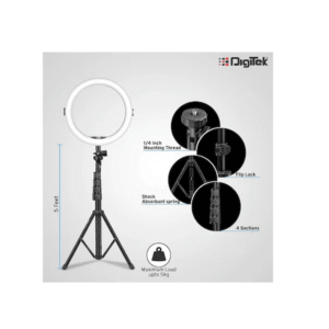 LED Ring Light with Tripod Stand DRL 12C 12 inch