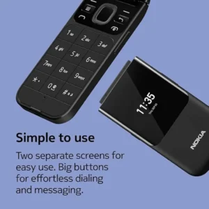 Nokia 2720 Refurbished Flip Keypad Mobile Phone