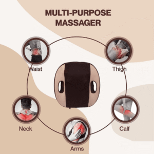 Back, Neck, Calf  Multifunction Massage Cushion Machine for Car, Home & Office Use.