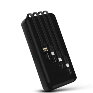 20000mAh Power Bank, 15W Fast Charging| Buit-in 4-in-1 Cables