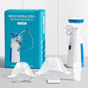 Nebulizer , One Touch Operation, No Noise, High Nebulization Rate, Travel Friendly For Adults & Kids
