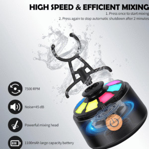 Electric Protein Shaker, 650ml, USB C Rechargeable Electric Protein Shake Mixer.