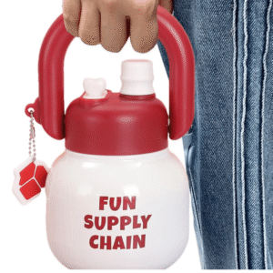 Drink Mug with Water Bottle Handle | Insulated Big Belly Water Bottle, Large Capacity Travel Mug with Handle for Outdoor Sports.
