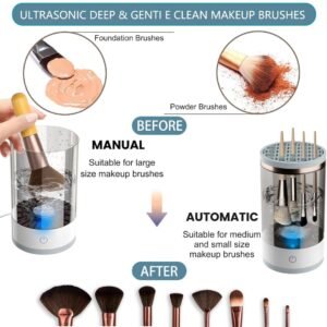 Electric makeup brush cleaner and dryer For Deep Cleaning